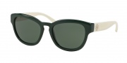 Tory Burch TY9040 Sunglasses Sunglasses - 146871 Green / Ivory / Green Solid