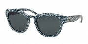 Tory Burch TY9040 Sunglasses Sunglasses - 147287 Navy Ren b Print / Grey Blue Solid