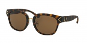 Tory Burch TY9041 Sunglasses Sunglasses - 129473 Matte Dark Tortoise / Smoke Solid