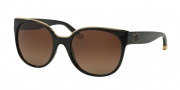 Tory Burch TY9042 Sunglasses Sunglasses - 1312T5 Black / Brown Gradient Polarized