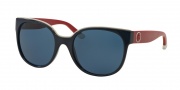 Tory Burch TY9042 Sunglasses Sunglasses - 148980 Navy/Racing Red / Dark Blue Solid