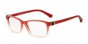 Emporio Armani EA3076 Eyeglasses Eyeglasses - 5461 Red Gradient