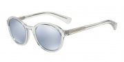 Emporio Armani EA4054 Sunglasses Sunglasses - 53716J Transparent / Blue Mirror White