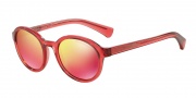 Emporio Armani EA4054 Sunglasses Sunglasses - 53776Q Transparent Coral / Red Multilayer