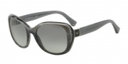 Emporio Armani EA4052 Sunglasses Sunglasses - 539611 Grey Horn / Grey Gradient