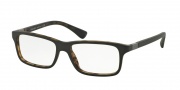 Prada PR 06SV Eyeglasses Eyeglasses - UBF1O1 Top Green/Matte Tortoise
