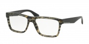 Prada PR 07SV Eyeglasses Eyeglasses - UBE1O1 Green Line Tortoise