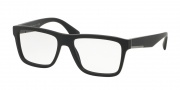 Prada PR 07SV Eyeglasses Eyeglasses - 1BO1O1 Matte Black