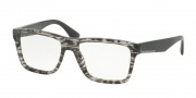 Prada PR 07SV Eyeglasses Eyeglasses - UBD1O1 Grey Line Tortoise