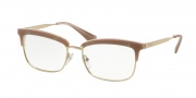 Prada PR 08SV Eyeglasses Eyeglasses - UEC1O1 Opal Powder/Pink/Opal Powder