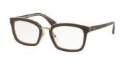 Prada PR 09SV Eyeglasses Eyeglasses - UED1O1 Opal Brown/Beige/Opal Brown