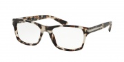 Prada PR 16SV Eyeglasses Eyeglasses - UAO1O1 Spotted Opal Brown