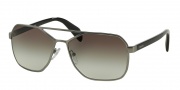 Prada PR 54RS Sunglasses Sunglasses - 7CQ0A7 Matte Gunmetal / Grey Gradient