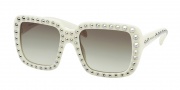 Prada PR 30QS Sunglasses Sunglasses - 7S30A7 Ivory / Grey Gradient