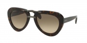 Prada PR 28RS Sunglasses Sunglasses - 2AU3D0 Havana / Light Brown Grad Light Grey