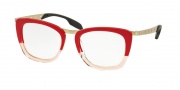 Prada PR 60RV Eyeglasses Eyeglasses - TWA1O1 Red Gradient Opal