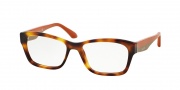 Prada PR 24RV Eyeglasses Eyeglasses - TKR1O1 Havana