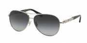 Coach HC7048 Sunglasses L107 Sunglasses - 901511 Silver/Black / Grey Gradient