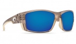Costa Del Mar Cortez Crystal Bronze Sunglasses Sunglasses - Blue Mirror 580G
