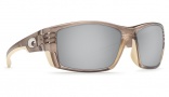 Costa Del Mar Cortez Crystal Bronze Sunglasses Sunglasses - Silver Mirror 580P