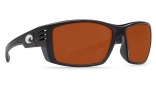 Costa Del Mar Cortez Shiny Black Sunglasses Sunglasses - Copper 580G
