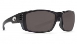Costa Del Mar Cortez Shiny Black Sunglasses Sunglasses - Grey 580G