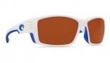 Costa Del Mar Cortez White Sunglasses Sunglasses - Copper 580G