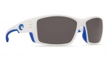 Costa Del Mar Cortez White Sunglasses Sunglasses - Gray 580G