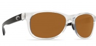 Costa Del Mar Prop Sunglasses - Black Pearl Frame Sunglasses - Amber 580P