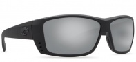 Costa Del Mar Cat Cay Sunglasses - Blackout Frame Sunglasses - Silver Mirror 580G