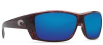 Costa Del Mar Cat Cay Sunglasses - Tortoise Frame Sunglasses - Blue Mirror 580G