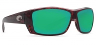 Costa Del Mar Cat Cay Sunglasses - Tortoise Frame Sunglasses - Green Mirror 580G