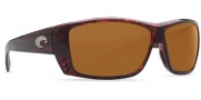 Costa Del Mar Cat Cay Sunglasses - Tortoise Frame Sunglasses - Amber 580P