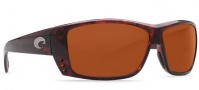 Costa Del Mar Cat Cay Sunglasses - Tortoise Frame Sunglasses - Copper 580P