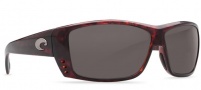 Costa Del Mar Cat Cay Sunglasses - Tortoise Frame Sunglasses - Gray 580P