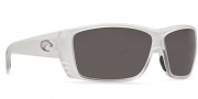 Costa Del Mar Cat Cay Sunglasses - Matte Crystal Frame Sunglasses - Gray 580G