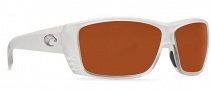 Costa Del Mar Cat Cay Sunglasses - Matte Crystal Frame Sunglasses - Copper 580P