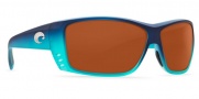Costa Del Mar Cat Cay Sunglasses - Matte Caribbean Fade Sunglasses - Copper 580G