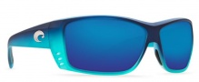 Costa Del Mar Cat Cay Sunglasses - Matte Caribbean Fade Sunglasses - Blue Mirror 580P