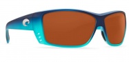 Costa Del Mar Cat Cay Sunglasses - Matte Caribbean Fade Sunglasses - Copper 580P