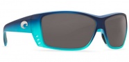 Costa Del Mar Cat Cay Sunglasses - Matte Caribbean Fade Sunglasses - Gray 580P
