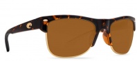 Costa Del Mar Pawleys Sunglasses - Retro Tortoise Frame Sunglasses - Amber 580P