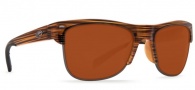 Costa Del Mar Pawleys Sunglasses - Teak / Gunmetal Frame Sunglasses - Copper 580P