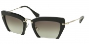 Miu Miu 10QS Sunglasses Sunglasses - 1AB0A7 Black / Grey Gradient
