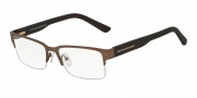 Armani Exchange AX1014 Eyeglasses Eyeglasses - 6058 Satin Dark Brown/Dark Olive