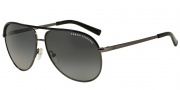 Armani Exchange AX2002 Sunglasses Sunglasses - 6006T3 Gunmetal/Black / Grey Gradient Polarized