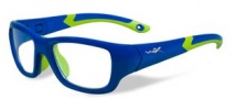 Wiley X Youth Force WX Flash Eyeglasses Eyeglasses - Royal Blue / Lime Green