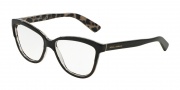 Dolce & Gabbana DG3229 Eyeglasses Eyeglasses - 2857 Top Black on Leopard
