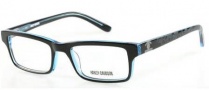 Harley Davidson HDT 105 Eyeglasses Eyeglasses - C70 (BLKBL) Black / Blue