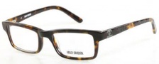 Harley Davidson HDT 105 Eyeglasses Eyeglasses - G96 (DA) Tortoise